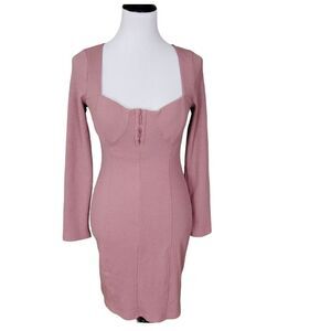 NWT ASTR The Label Bustier Style Blush Dress Size‎ Medium